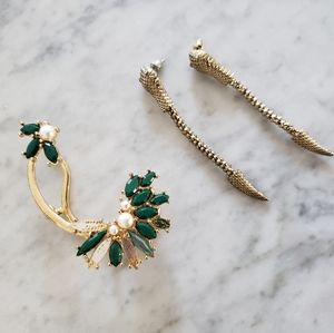 Fashion unique earpiece earrings jewelry